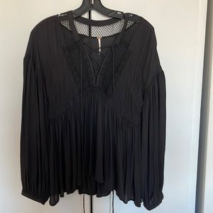 Free people tie up top